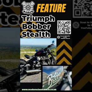 Triumph Bobber Stealth - Is This The Most Beautiful Bike Available Now? - Video