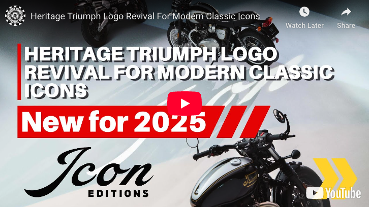 Heritage Triumph Logo Revival For Modern Classic Icons - Video