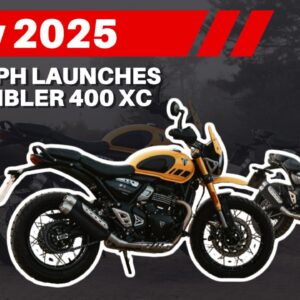 Triumph Launches Scrambler 400 Xc - Video