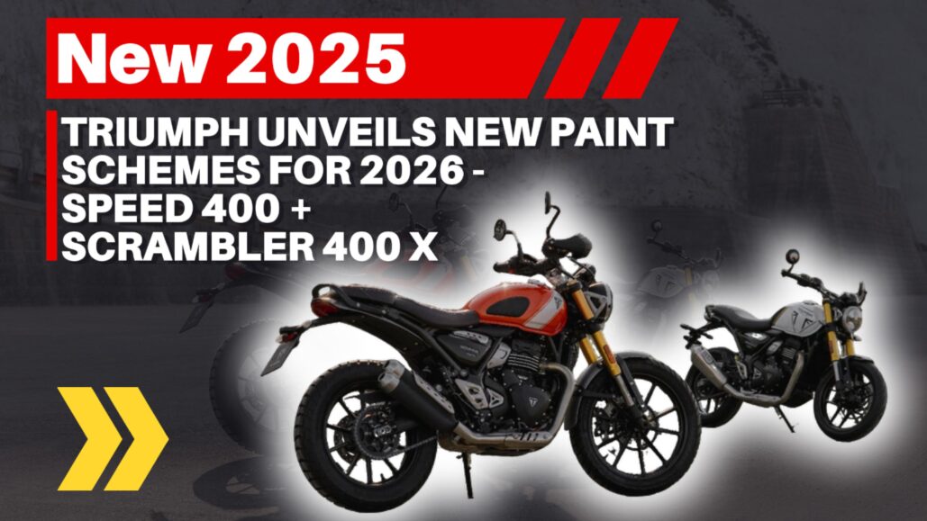 Triumph Unveils New Paint Schemes For 2026 - Speed 400 &Amp;Amp; Scrambler 400 X