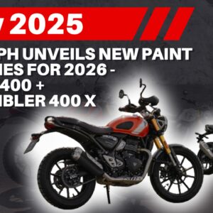 Triumph Unveils New Paint Schemes For 2026 - Speed 400 & Scrambler 400 X