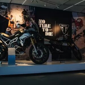 Triumph Factory Visitor Experience Launches New No Time To Die Exhibition