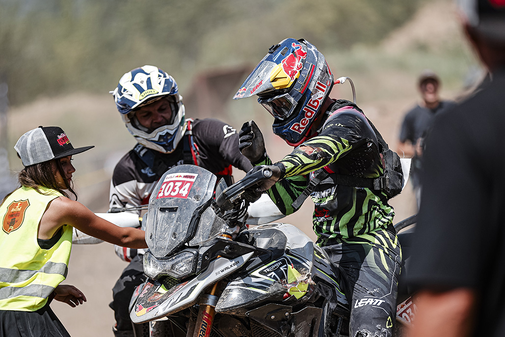 Walker Charges To Second At Red Bull Romaniacs In Triumph Adventure Debut