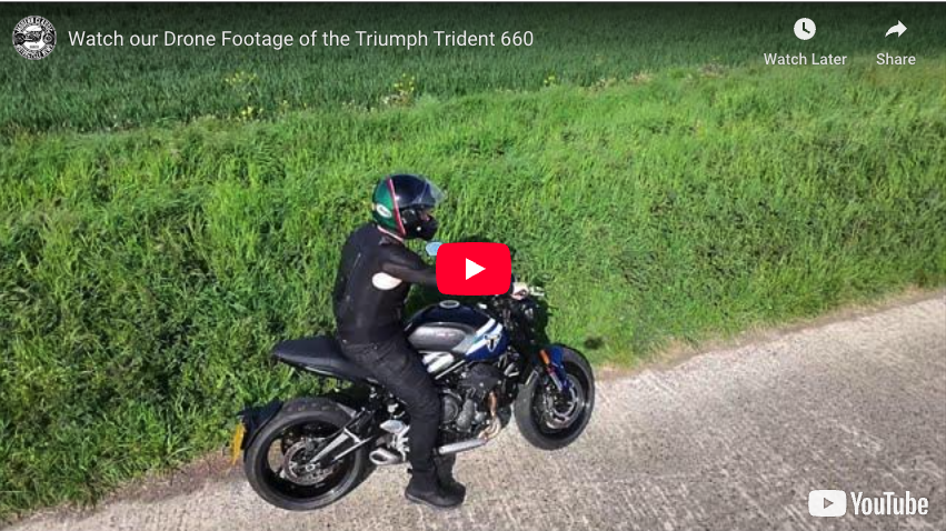 Watch Our Drone Footage Of The Triumph Trident 660 - Watch Here