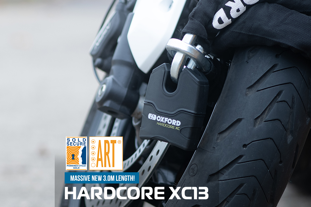 New From Oxford Products - 3.0M Hardcore Xc13 Chain &Amp; Padlock