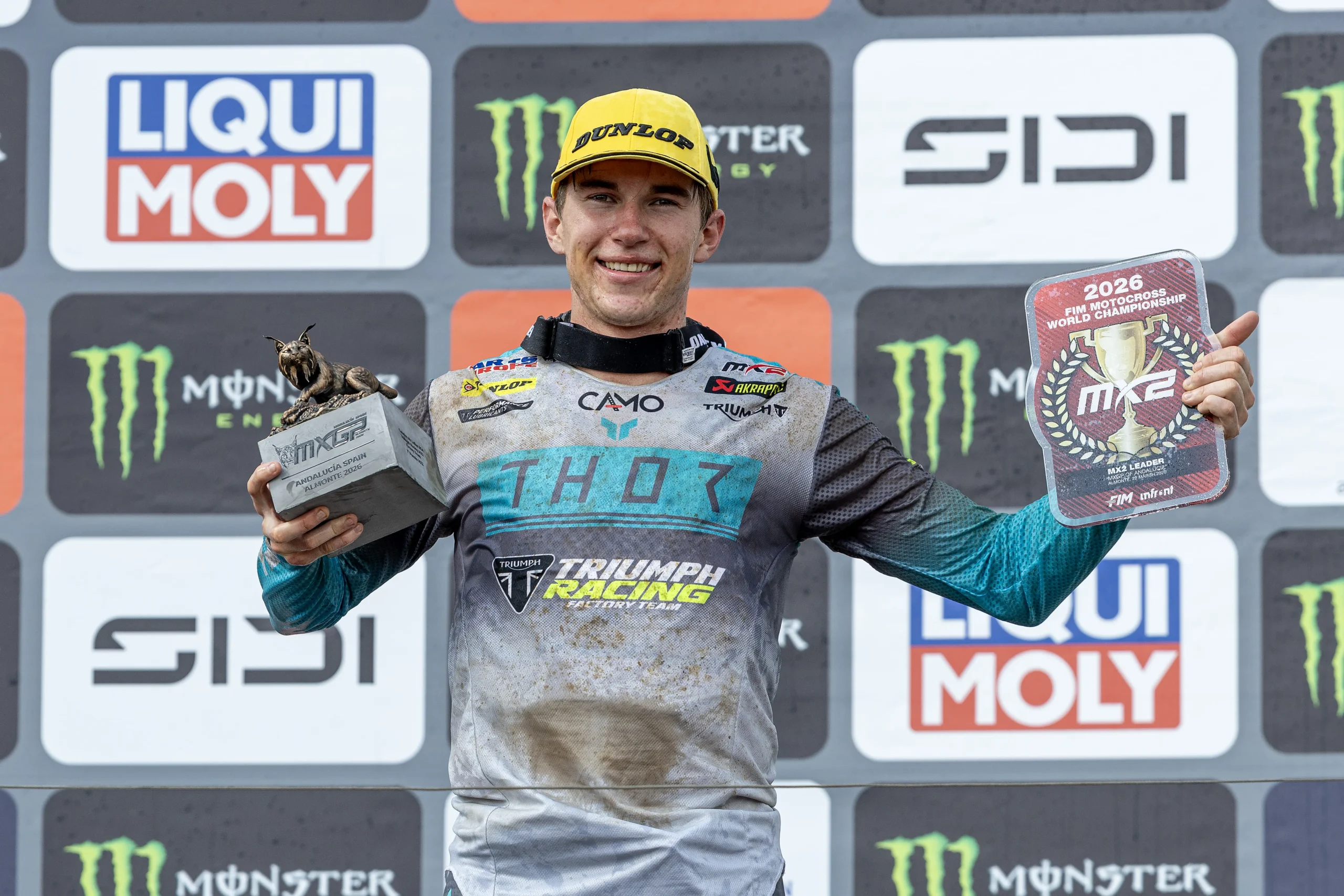 Triumph’s Camden McLellan Takes Maiden MX2 Grand Prix Victory Aboard TF 250-X