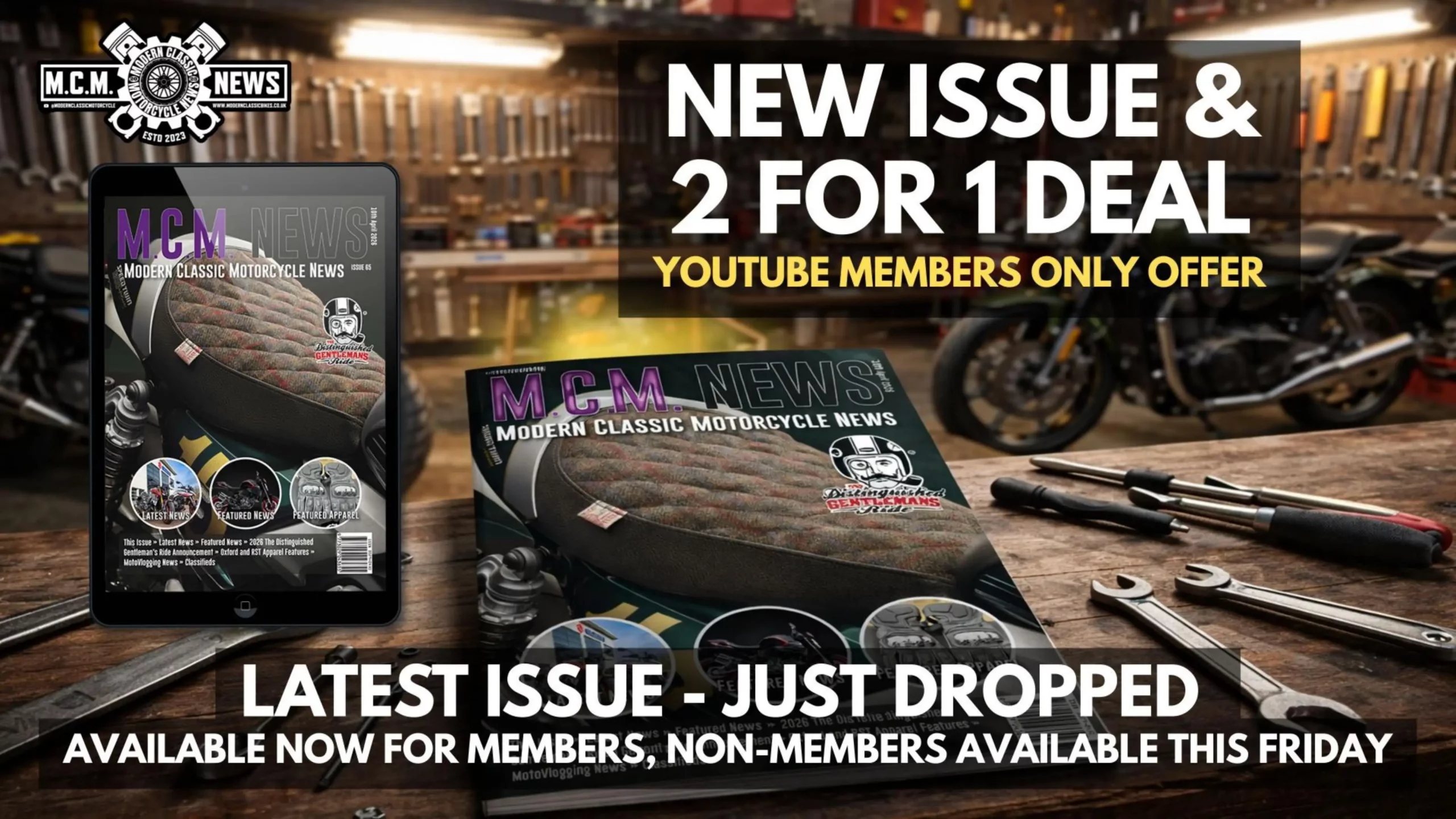 Members Only: New issue of M.C.M. News Digital-Only Version has dropped - Issue 65