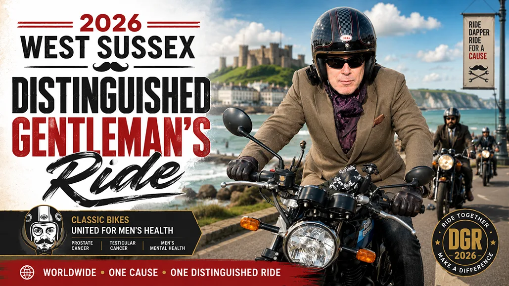 Welcome to the 2026 West Sussex Distinguished Gentleman’s Ride