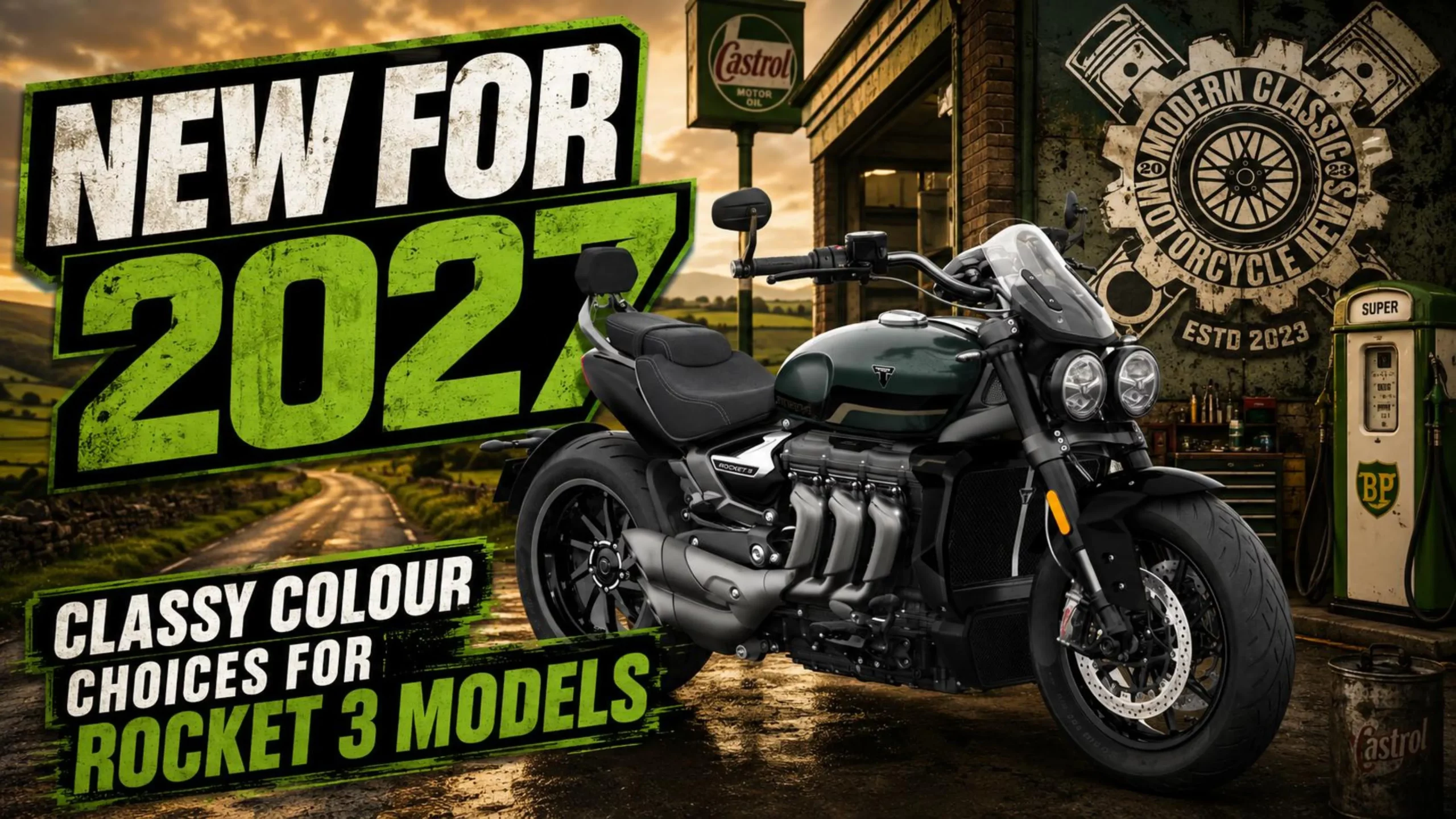 NEW 2027 Triumph Rocket 3 Storm R and GT Colours Revealed