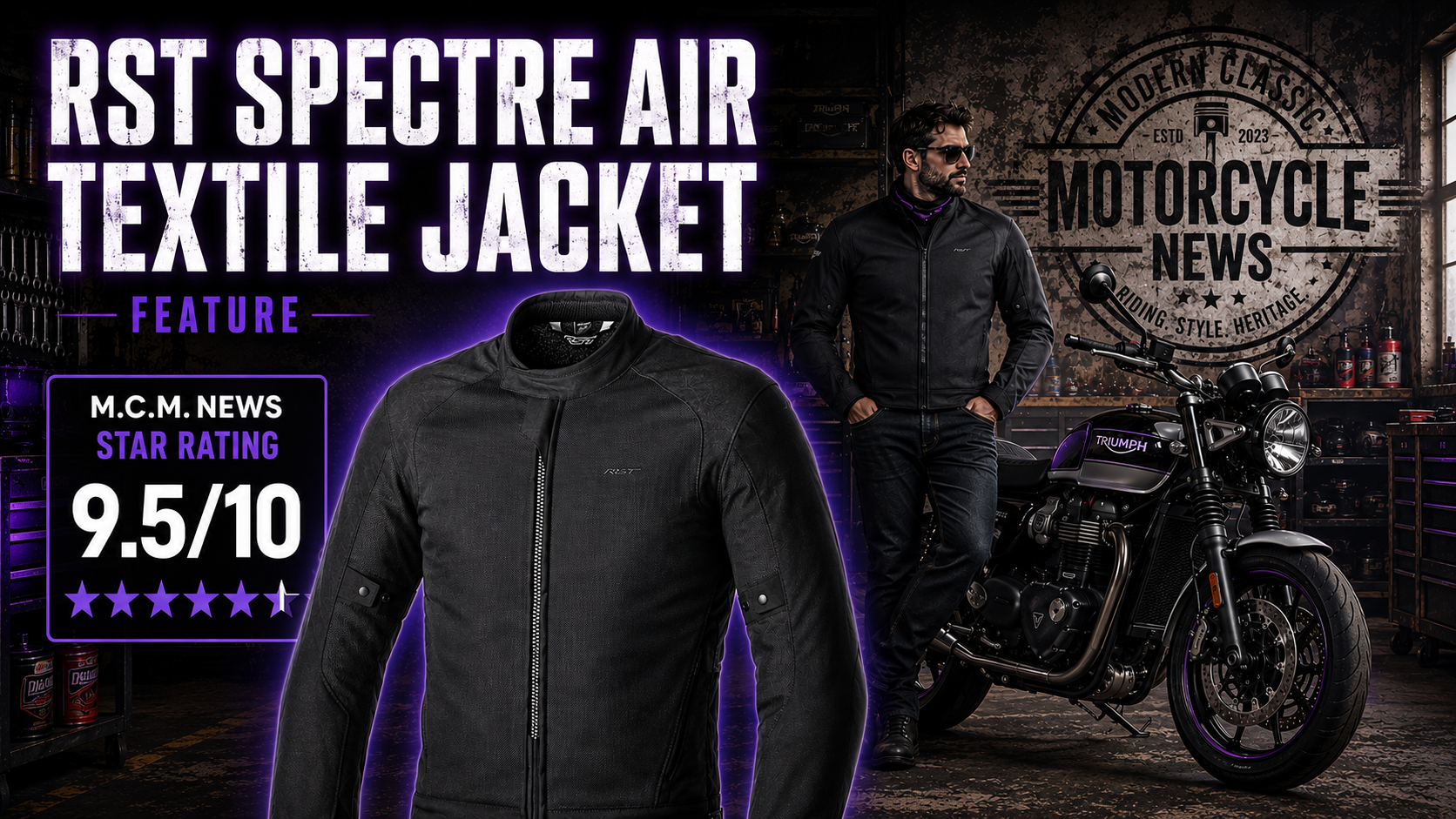 Rst Spectre Air Textile Jacket Feature: Ultimate Comfort And Style For Riders - Watch It