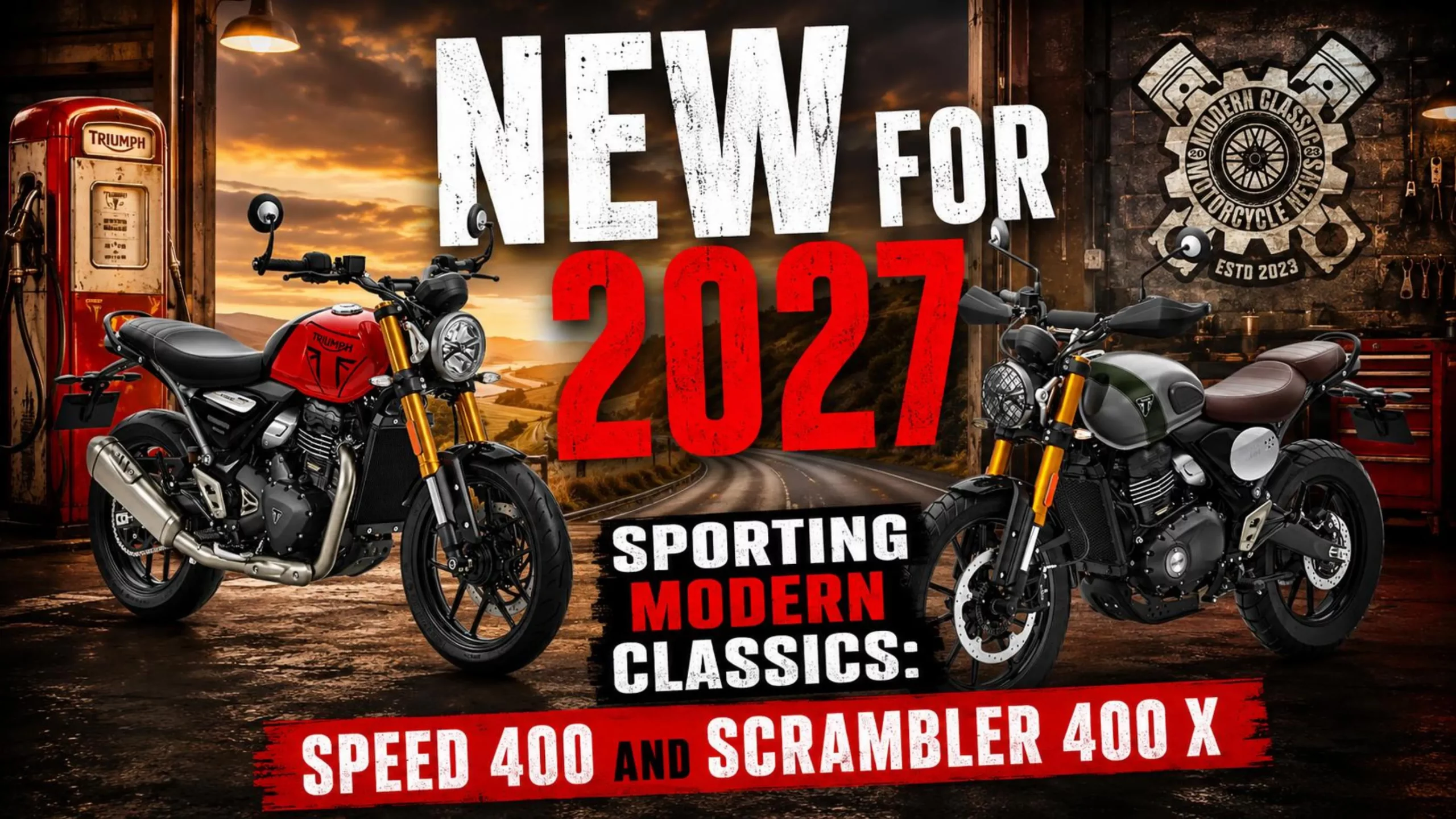 Triumph Speed 400 &Amp; Scrambler 400 X Revealed | New Colours For 2027