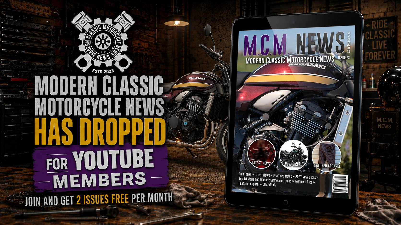 Members Only: Modern Classic Motorcycle News | 2027 Bikes, Armoured Jeans & More - Issue 73