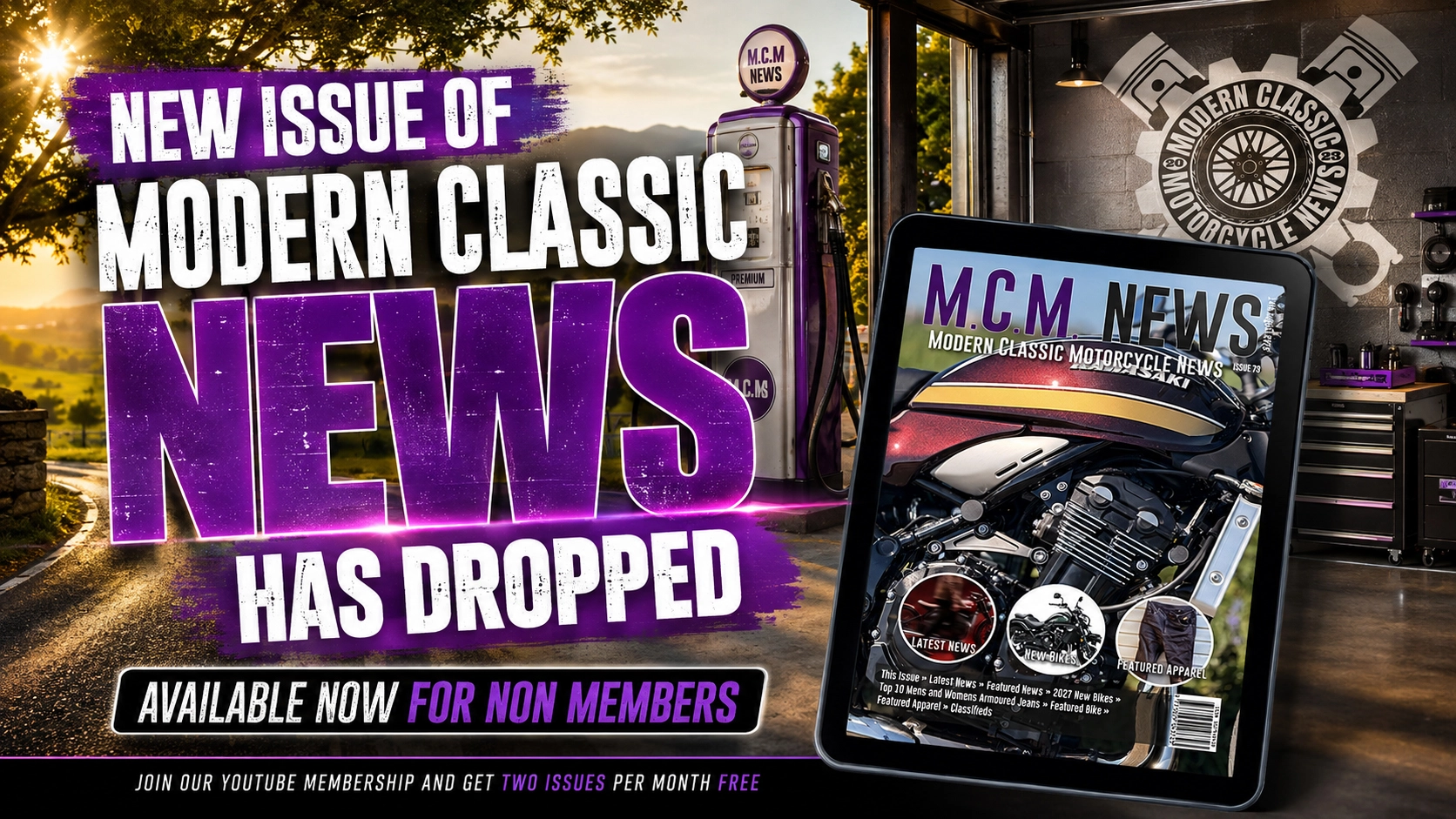 Modern Classic Motorcycle News Issue 73 | Available Now for Non-Members