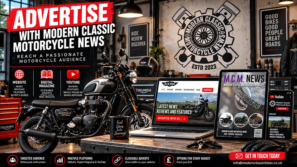 Advertise With Modern Classic Motorcycle News – Reach A Passionate Motorcycle Audience
