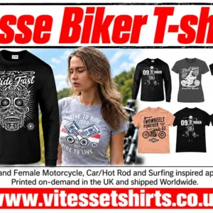Vitesse Biker T-Shirts: Get 5% Off Your First Order