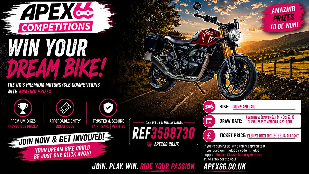 This Week's Featured Motorcycle Apex66 Competition | Speed 400