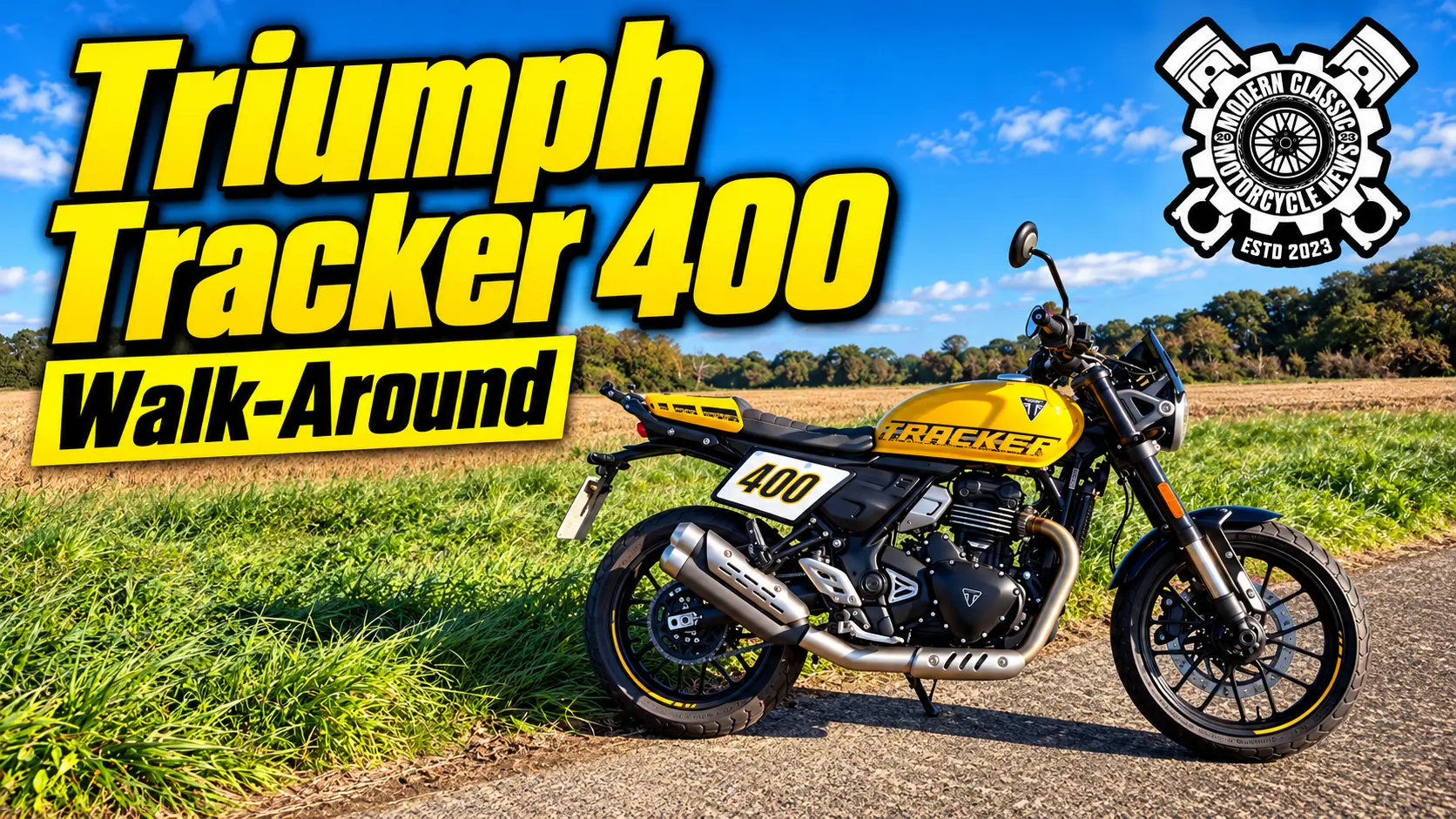 Triumph Tracker 400 Walk-Around | A Closer Look At The Flat Tracker